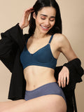 Prisma | Daily Fit(Moulded Basic Bra)-Teal Lingerie