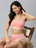 Prisma | Sporty(Moulded Sports Bra)-Peach Lingerie