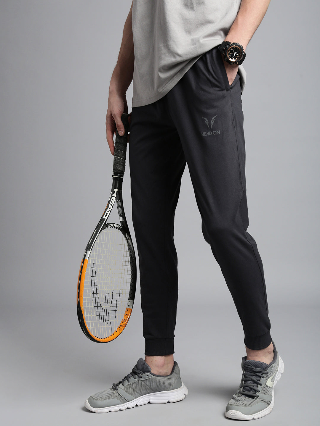 Prisma | Joggers-Steel Grey Athleisure