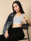 Prisma | Sporty(Moulded Sports Bra)-Grey Melange Lingerie