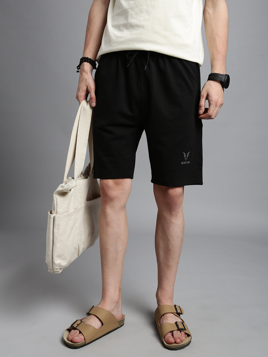 Prisma | Milano Bermudas-Black Athleisure