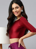 Prisma | Blouse Elbow Sleeve-Frenchwine Blouse