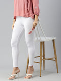 Prisma | Ankle Leggings-White Leggings