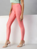 Prisma | Shimmer Leggings-Peach Leggings