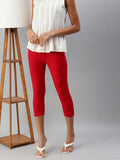 Prisma | Leggings capri-Apple Red Leggings