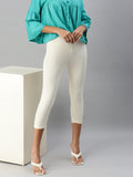 Prisma | Leggings capri-Cream Leggings