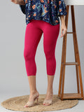 Prisma | Leggings capri-Magenta Leggings