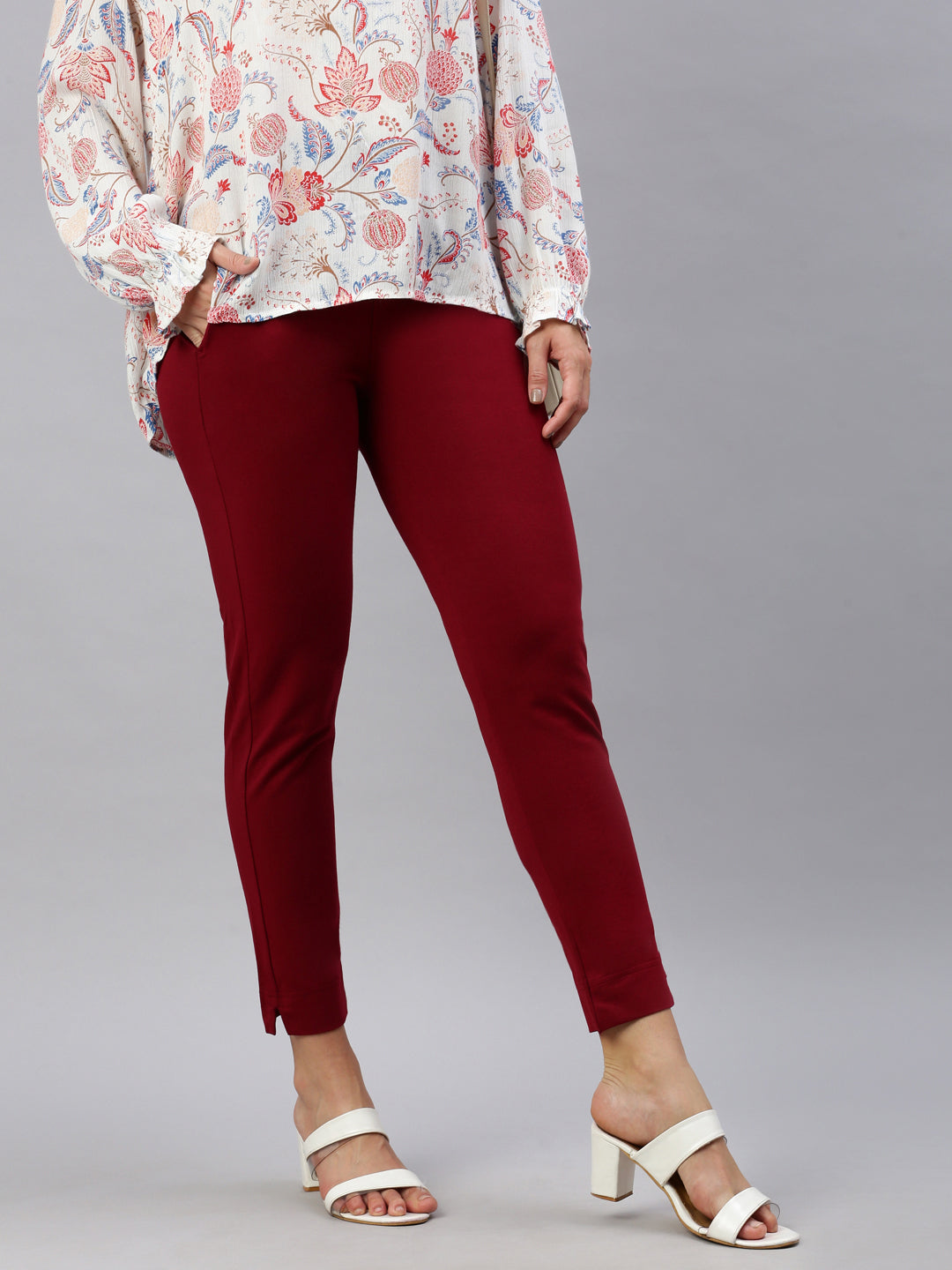 Prisma | Knitted Kurti Pant-Frenchwine Fashion Wears