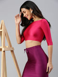 Prisma | Blouse Elbow Sleeve-Strawberry Blouse