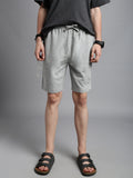 Prisma | Milano Bermudas-Grey Melange Athleisure