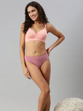 Prisma | Body Fit ( Moulded Encircle Bra)-Peach Lingerie