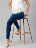 Prisma | Churidar Leggings-Teal Leggings