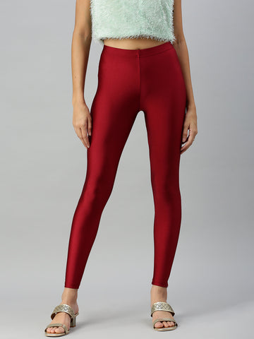 Shimmer Leggings-Frenchwine