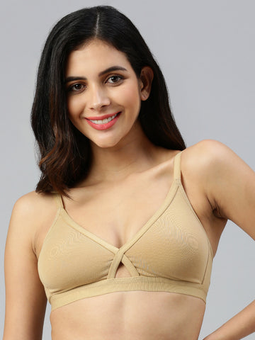 Insta Fit ( Basic Bralette)-Skin