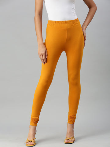 Churidar Leggings-Mustard