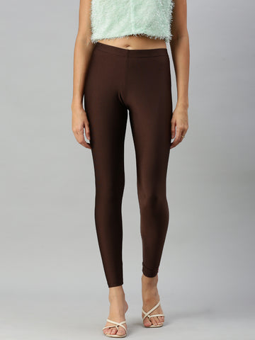 Prisma | Shimmer Leggings-Brown Leggings