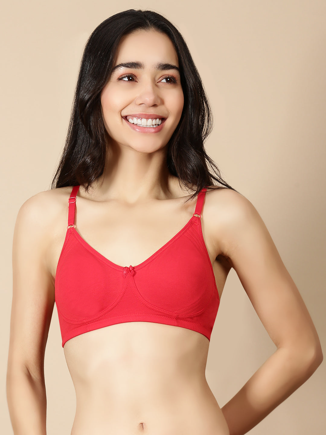 Max Fit (Moulded Encircle Bra)-Red – Prisma Garments