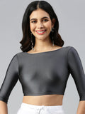 Prisma | Blouse Elbow Sleeve-Slate Blouse