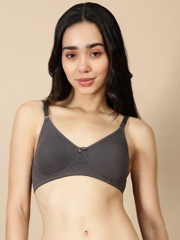 Daily Fit(Moulded Basic Bra)-Slate