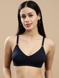 Prisma | Body Fit ( Moulded Encircle Bra)-Navy Lingerie