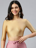 Prisma | Blouse Elbow Sleeve-Super Gold Blouse