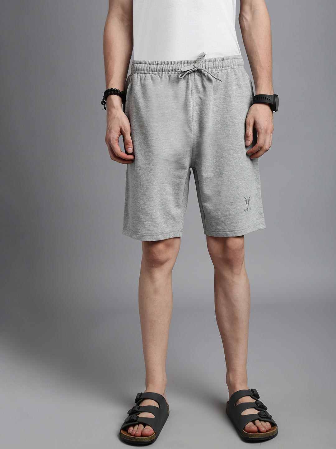 Prisma | Milano Bermudas-Grey Melange Athleisure