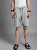 Prisma | Milano Bermudas-Grey Melange Athleisure