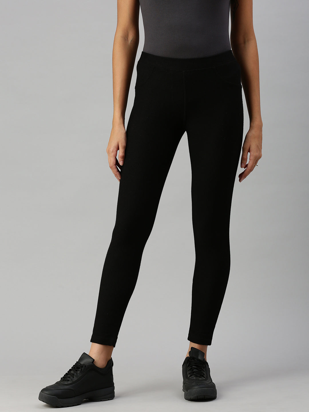 Prisma | Jeggings Pocket-Regular Black Jeggings