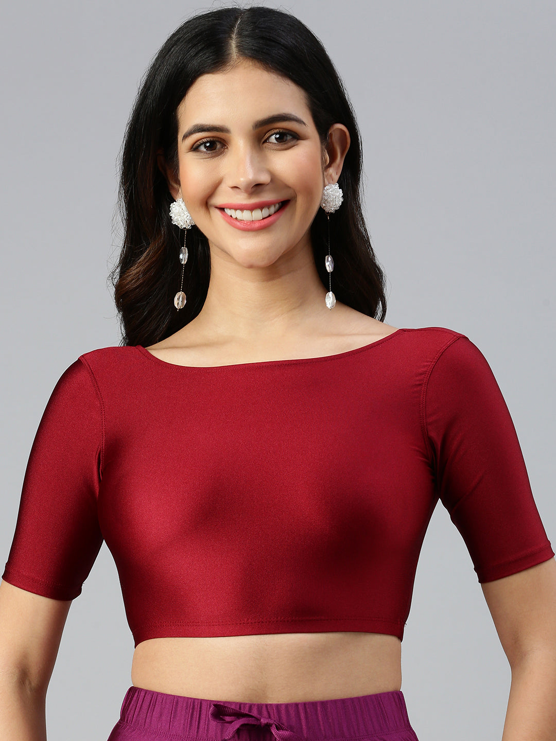 Prisma | Blouse Regular Sleeve-FrenchWine Blouse
