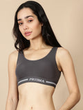 Prisma | Sporty(Moulded Sports Bra)-Slate Lingerie