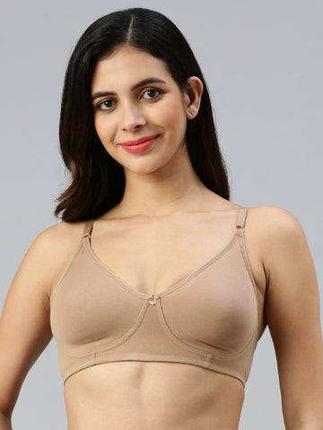 Prisma | Daily Fit(Moulded Basic Bra)-Nude Lingerie