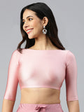 Prisma | Blouse Elbow Sleeve-Rose Gold Blouse