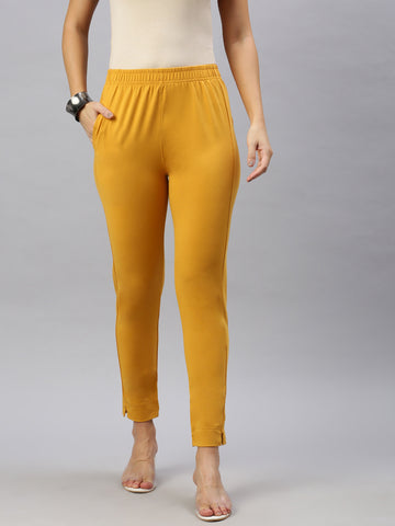 Knitted Kurti Pant-Mango
