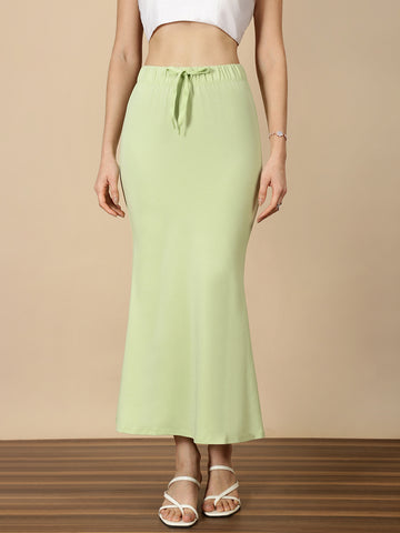 Cotton Saree Shaper-Tea Green
