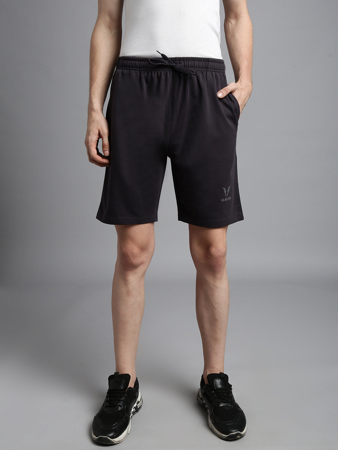 Prisma | Milano Bermudas-Steel Grey Athleisure