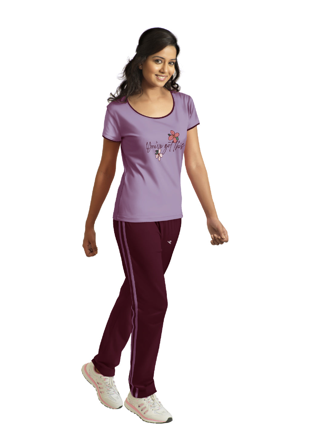 Prisma | Loungewear Set-DT.Purple/DK.Purple Active Wear