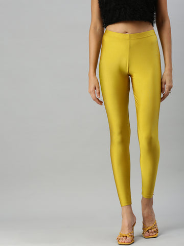 Shimmer Leggings-Apricot