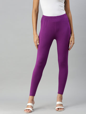 Prisma | Ankle Leggings-Violet Leggings