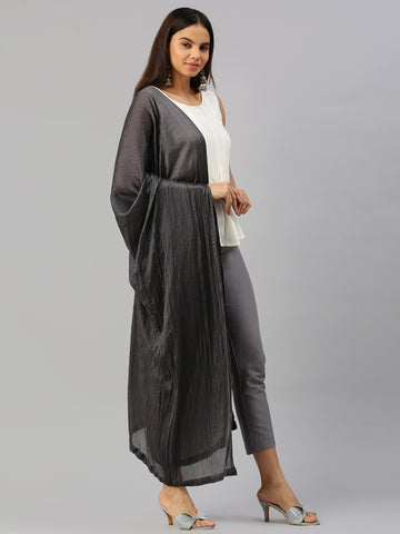 Shimmer Dupatta-Slate