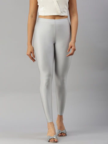 Shimmer Leggings-Neo Silver