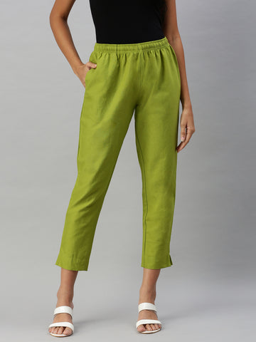 Woven Kurti Pant-Fern