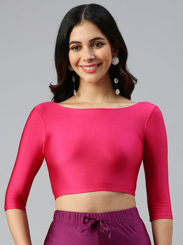 Blouse Elbow Sleeve-Strawberry