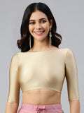 Prisma | Blouse Elbow Sleeve-Gold Blouse