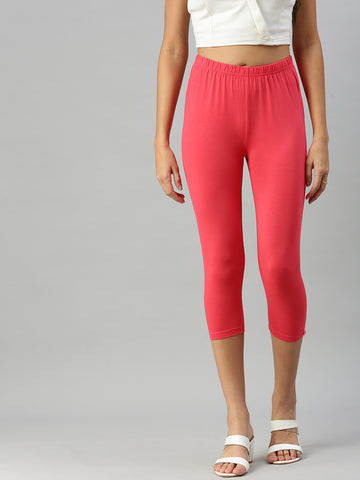 Leggings capri-Coral