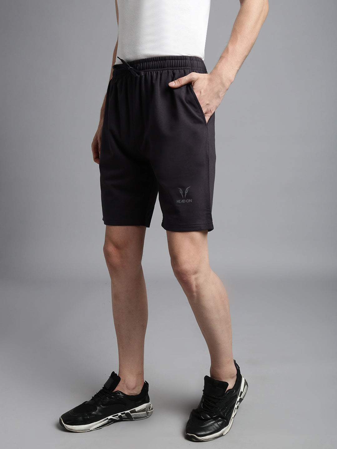 Prisma | Milano Bermudas-Steel Grey Athleisure