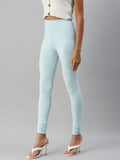 Prisma | Churidar Leggings-Sky Blue Leggings