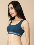 Prisma | Sporty(Moulded Sports Bra)-Teal Lingerie