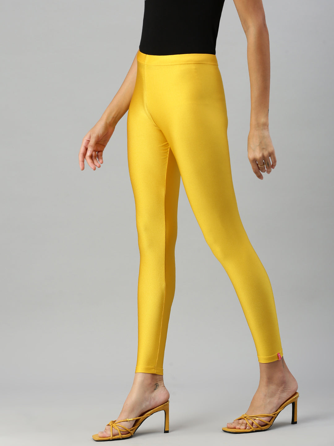 Prisma | Shimmer Leggings-Yellow Gold Leggings