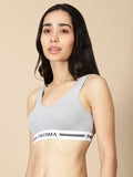 Prisma | Sporty(Moulded Sports Bra)-Grey Melange Lingerie