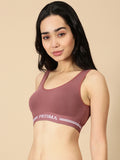 Prisma | Sporty(Moulded Sports Bra)-Dusty Brown Lingerie